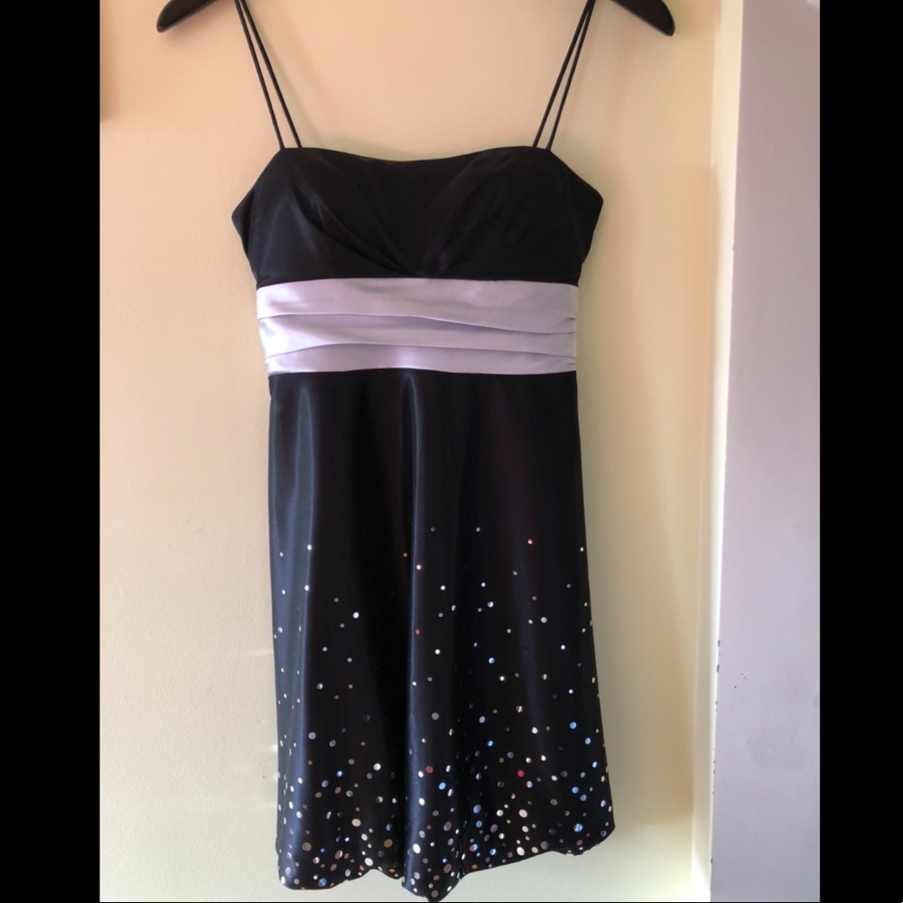 Black and Silver Party Dress